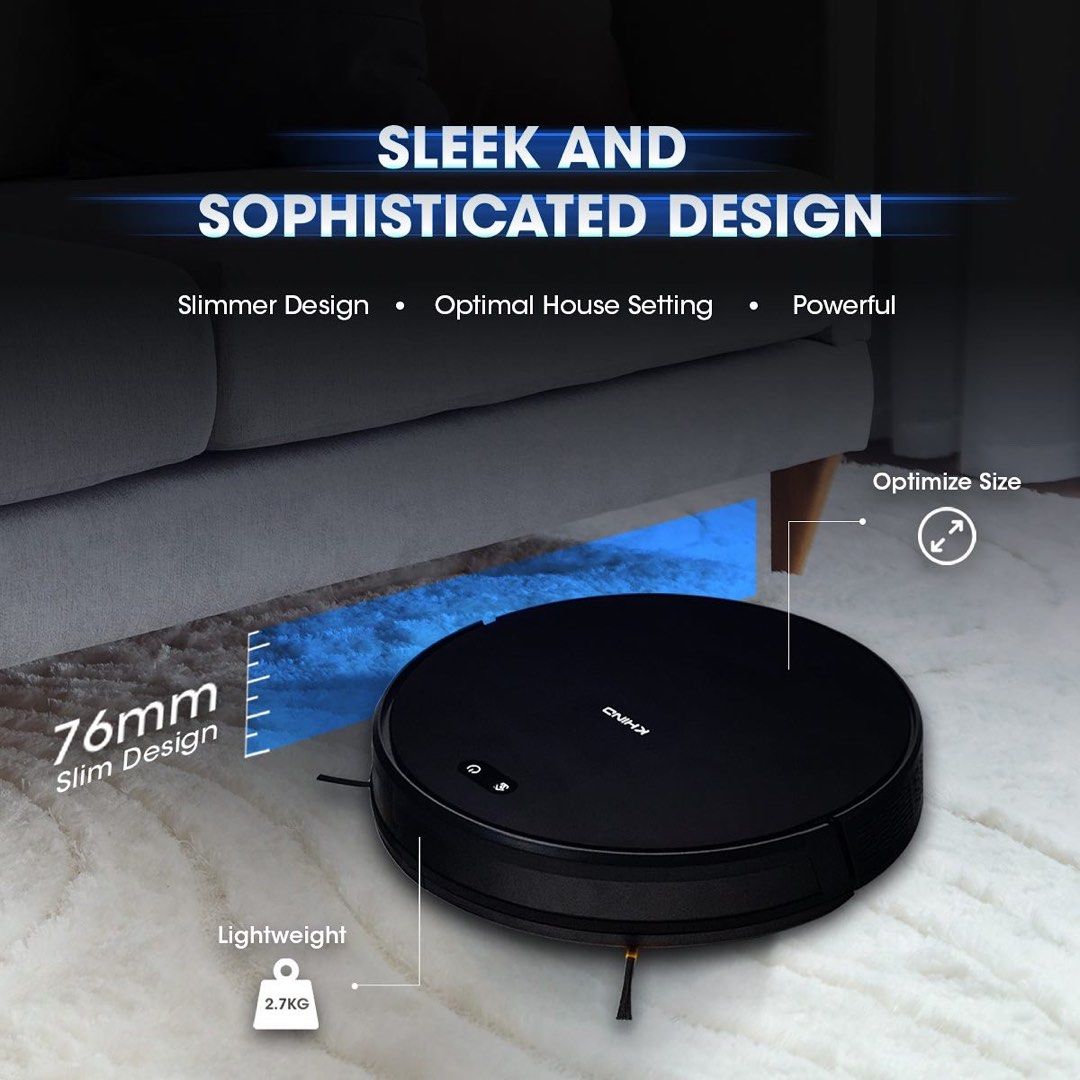 Khind Robotic Vacuum Cleaner NEW, TV & Home Appliances, Vacuum Cleaner
