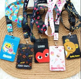 Buy Custom Leather ID Card Holder Lanyards Online in Singapore - Gnome & Bow