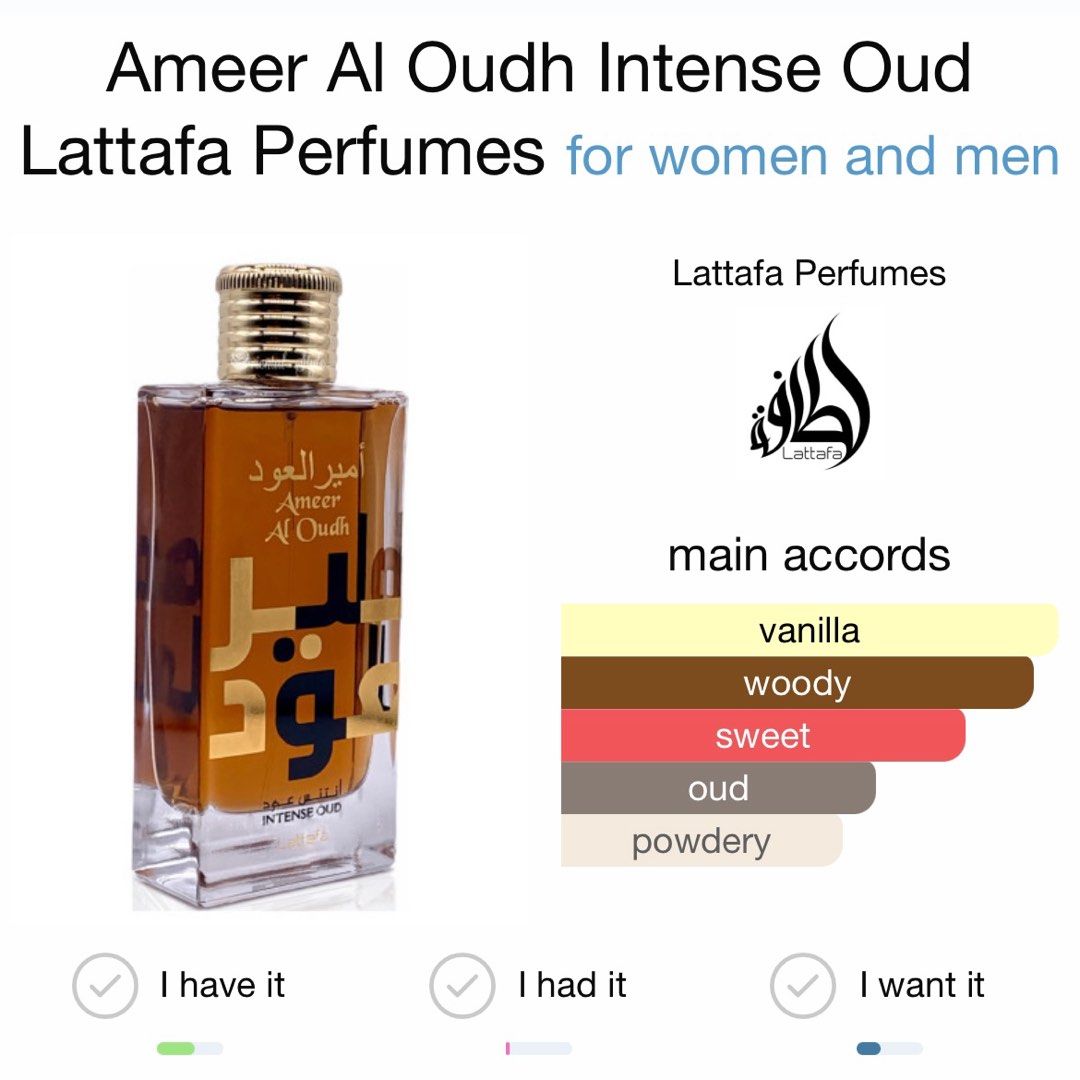 ameer al oudh lattafa perfumes