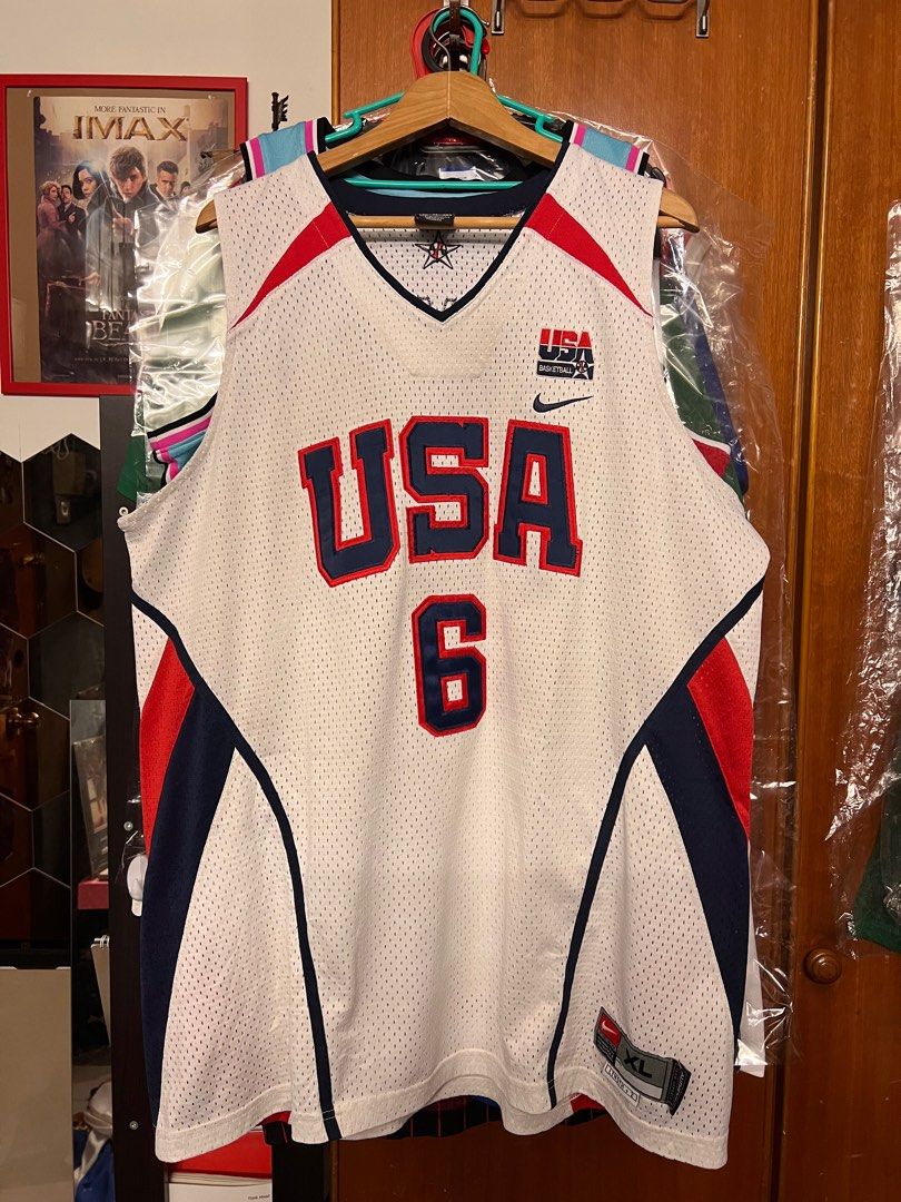Lebron james usa basketball sales jersey