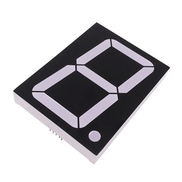 LED Seven Segment Display White to Red Anode 7