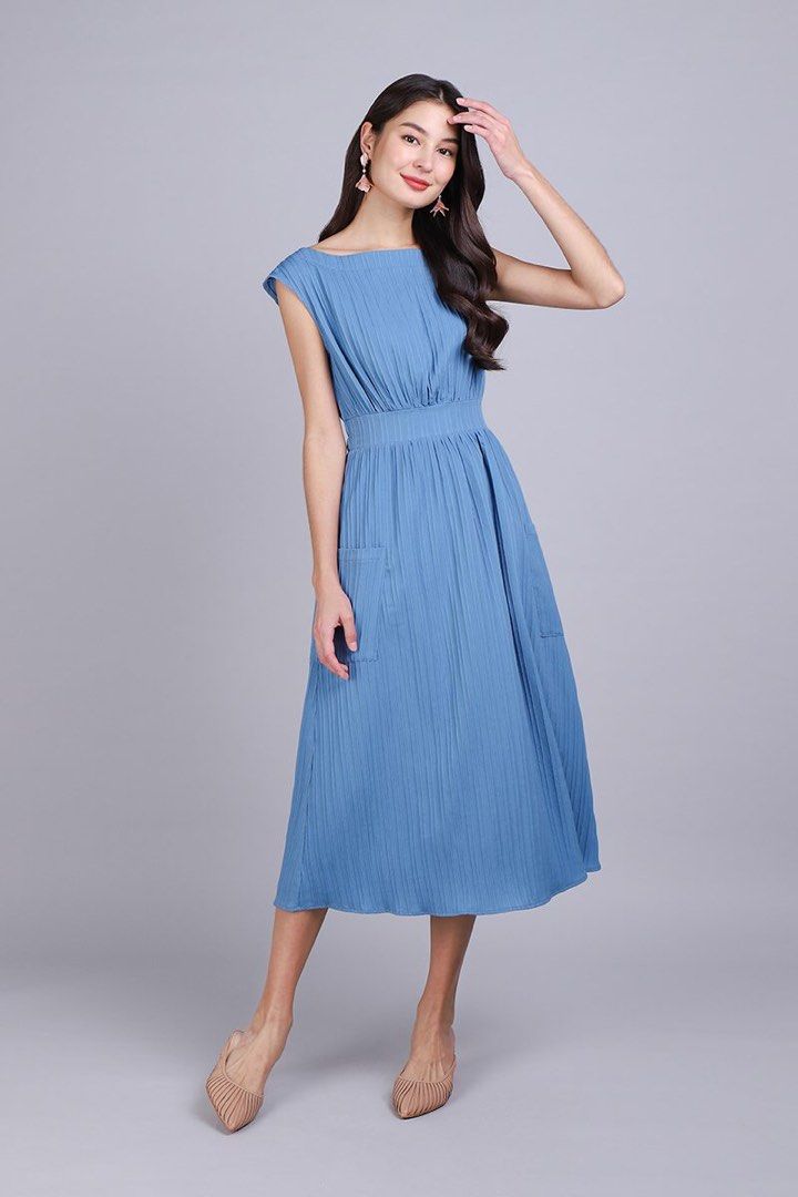 Lilypirates Felicity Dress In Azure Blue [L], Women's Fashion, Dresses ...