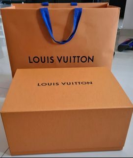 Brand new LV Louis Vuitton Box giftbox gift paperbags carriers, Luxury,  Bags & Wallets on Carousell