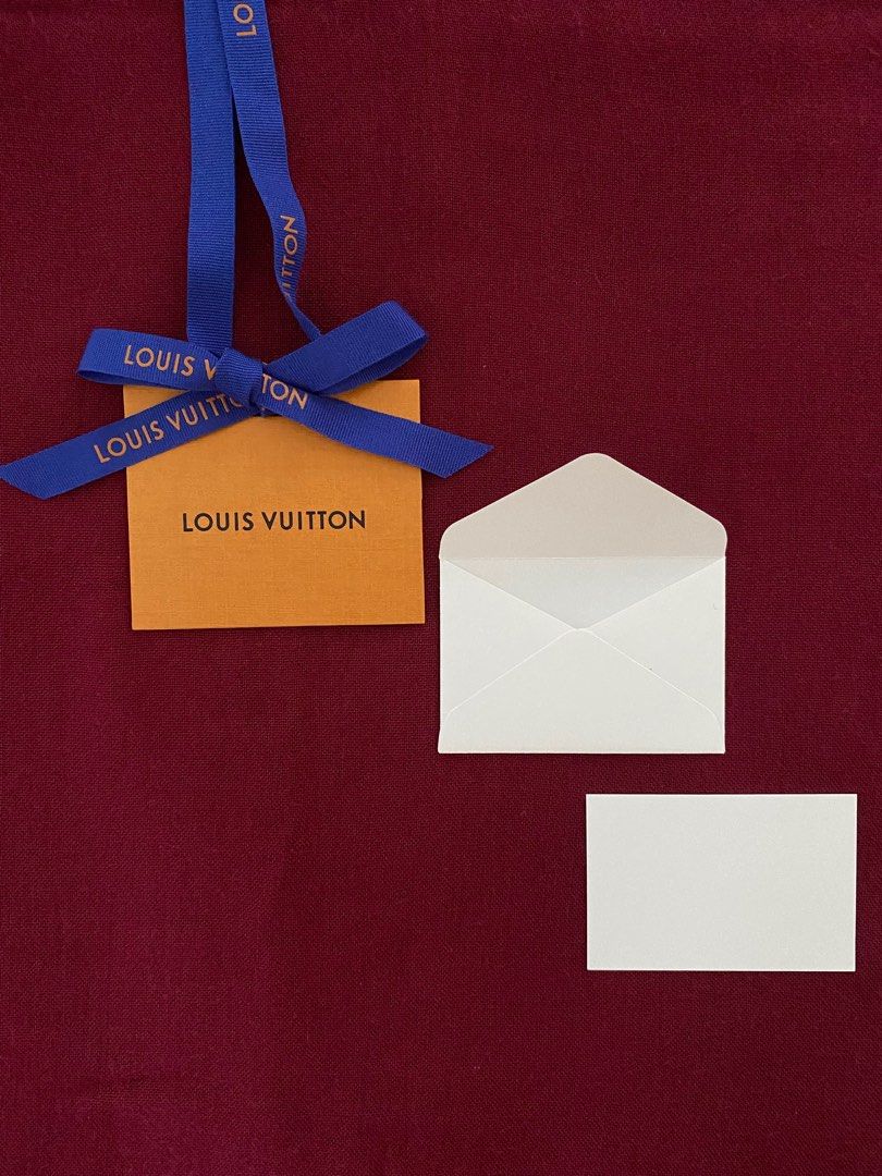 Louis Vuitton Message Card Gift Card, Hobbies & Toys, Stationery & Craft,  Other Stationery & Craft On Carousell