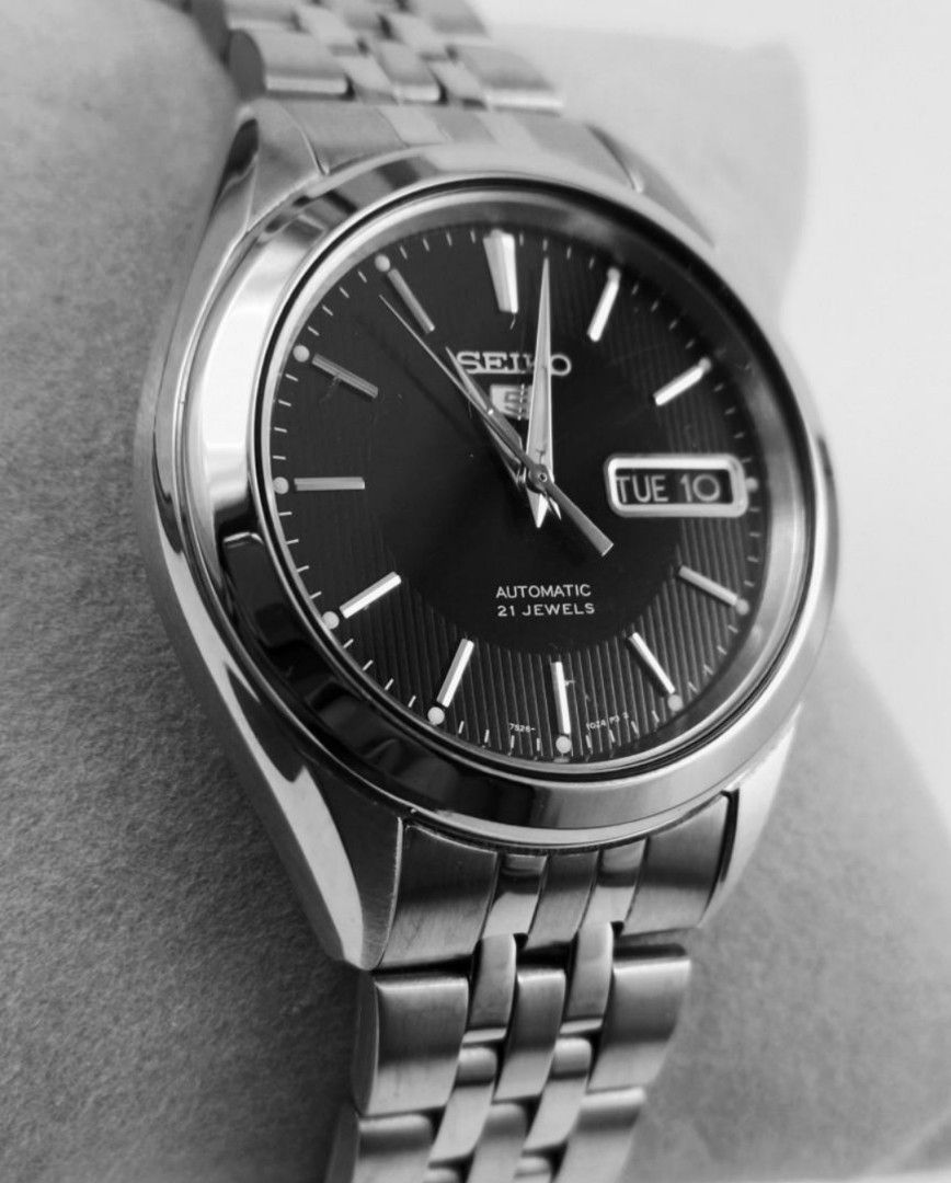 Lowest Price Seiko 5 SNKL23 Men s Unisex Automatic Black Dial