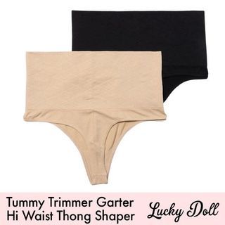 LuckyDoll® Tummy Trimmer T back Thong Puson Slimming High Waist Panty Girdle Seamless Body Shaper