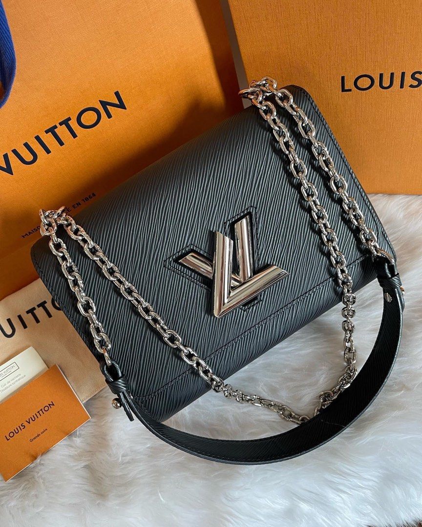 Louis Vuitton Rare Black Night LV Twist Pochette 53l26a