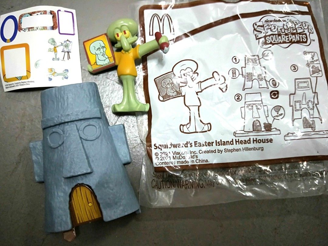 MacDonald's Spongebob Squarepants Squidward's Easter Island Head House