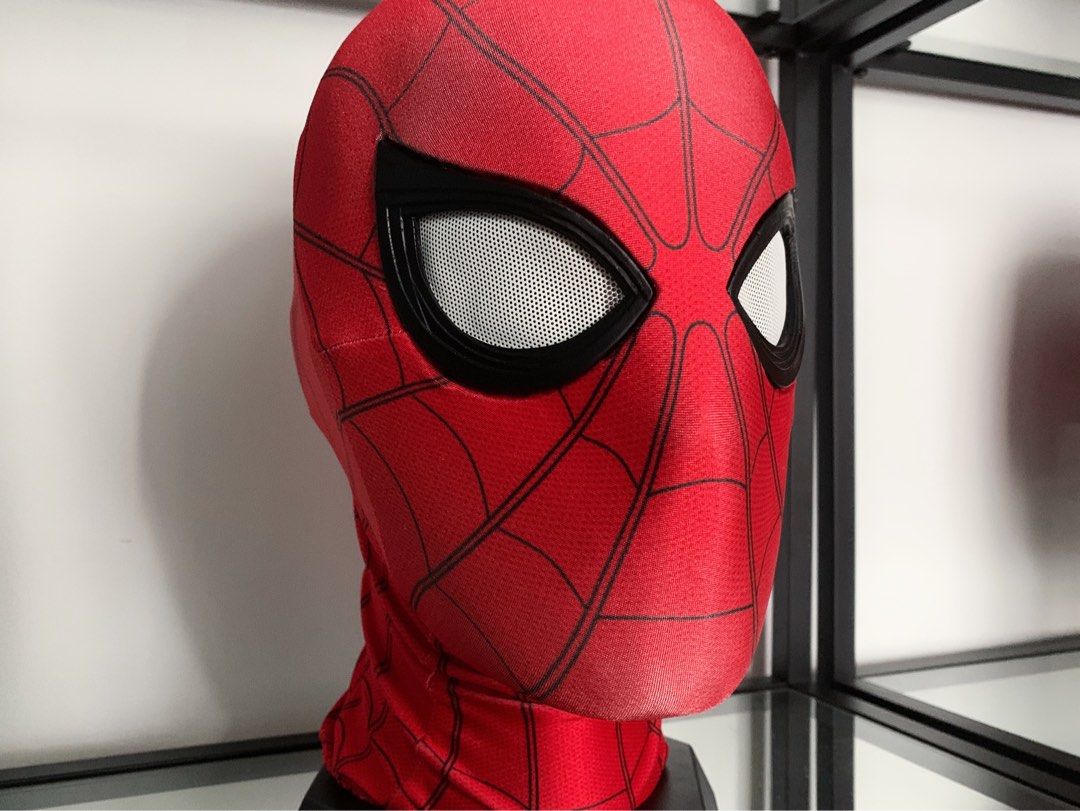 Marvel Spiderman Mask + Faceshell Lifesize, Hobbies & Toys, Toys