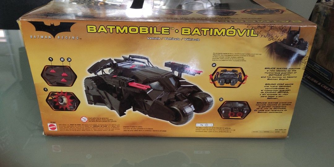 Mattel Batman Batmobile movie, Hobbies & Toys, Toys & Games on Carousell