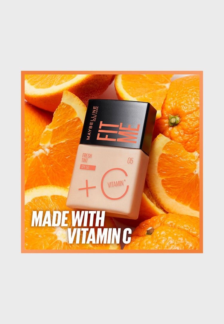 Maybelline Fit Me Fresh Tint With Vitamin C Skin SPF 50PA+++ Oil-free 30ml  