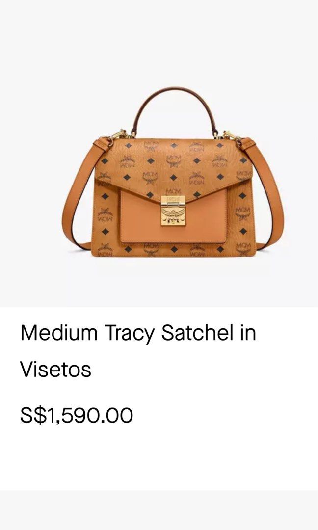 Mcm medium patricia on sale satchel