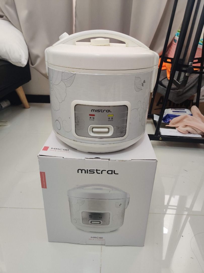 Mistral 1.8L Rice Cooker, TV & Home Appliances, Kitchen Appliances ...