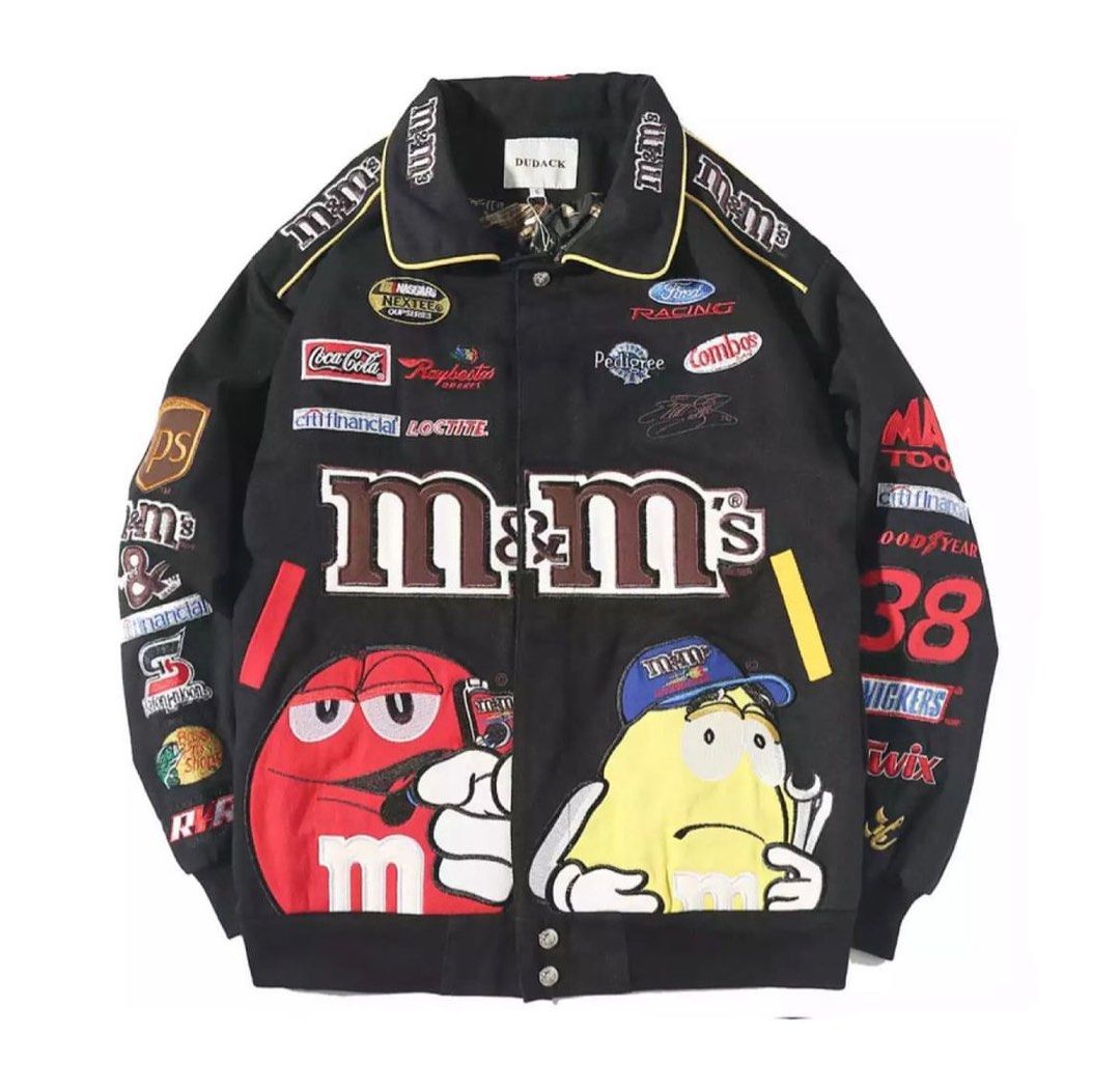 Black shop nascar jacket