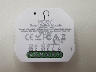 Moes Tuya ZigBee 3.0 Smart Light Switch Relay Module 2 Gang Smart Life Tuya App Works with Alexa Google Home Yandex