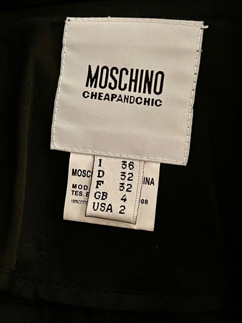 Moschino cheap and chic coat outlet