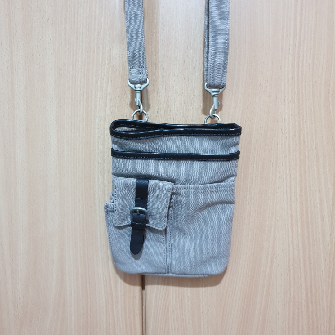 Muji Canvas Small Sling Bag, Men's Fashion, Bags, Sling Bags on Carousell