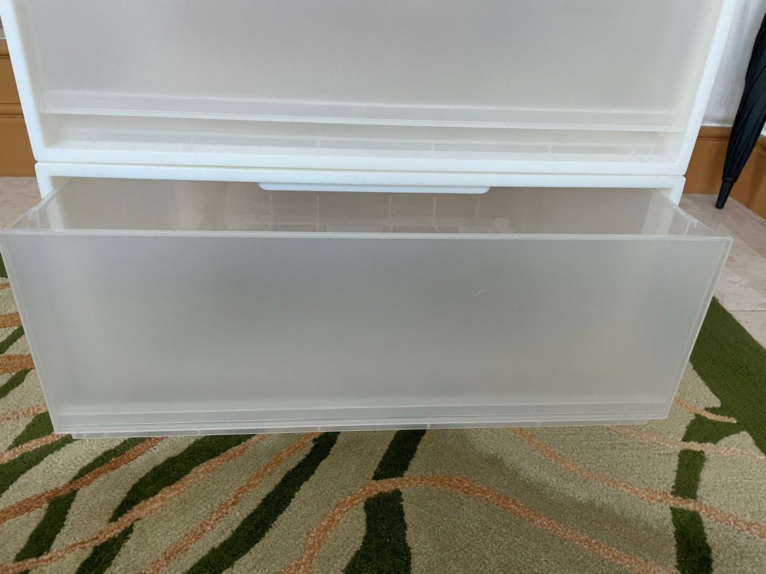 Muji Wide Drawer Storage boxes., Furniture & Home Living, Home