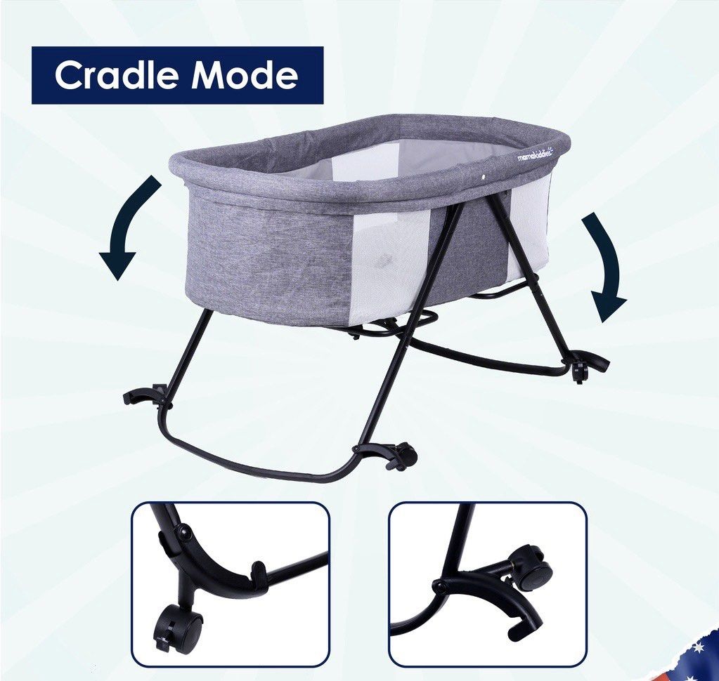 Newborn Baby Crib Portable foldable baby Cot Playpen Multifunctional ...