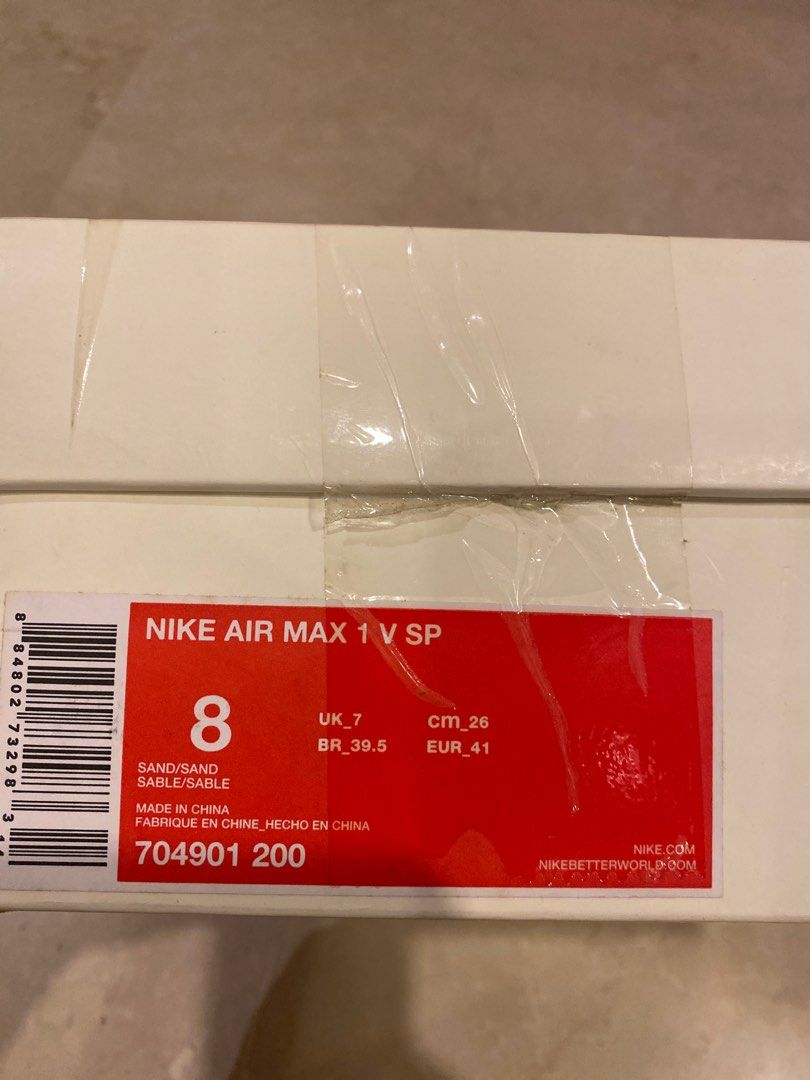 air max 1 patch sand