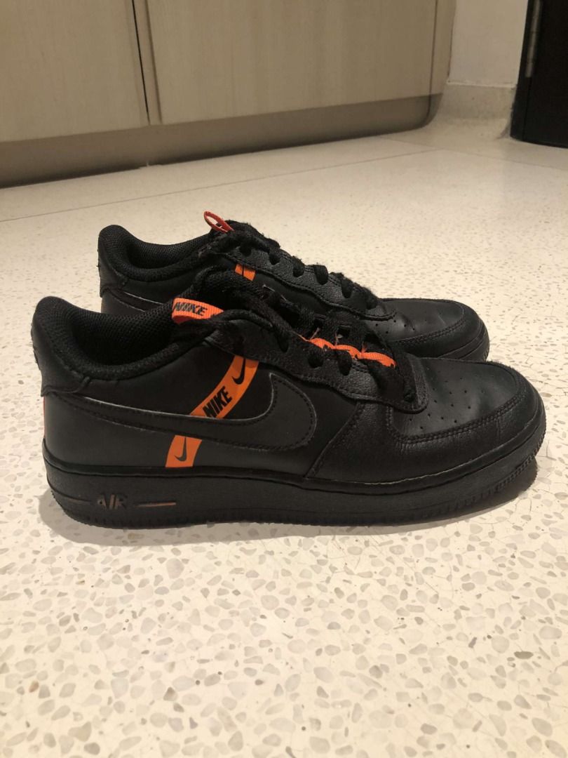 Air Force 1 LV8 KSA GS 'Worldwide Pack Black Total Orange' - Nike