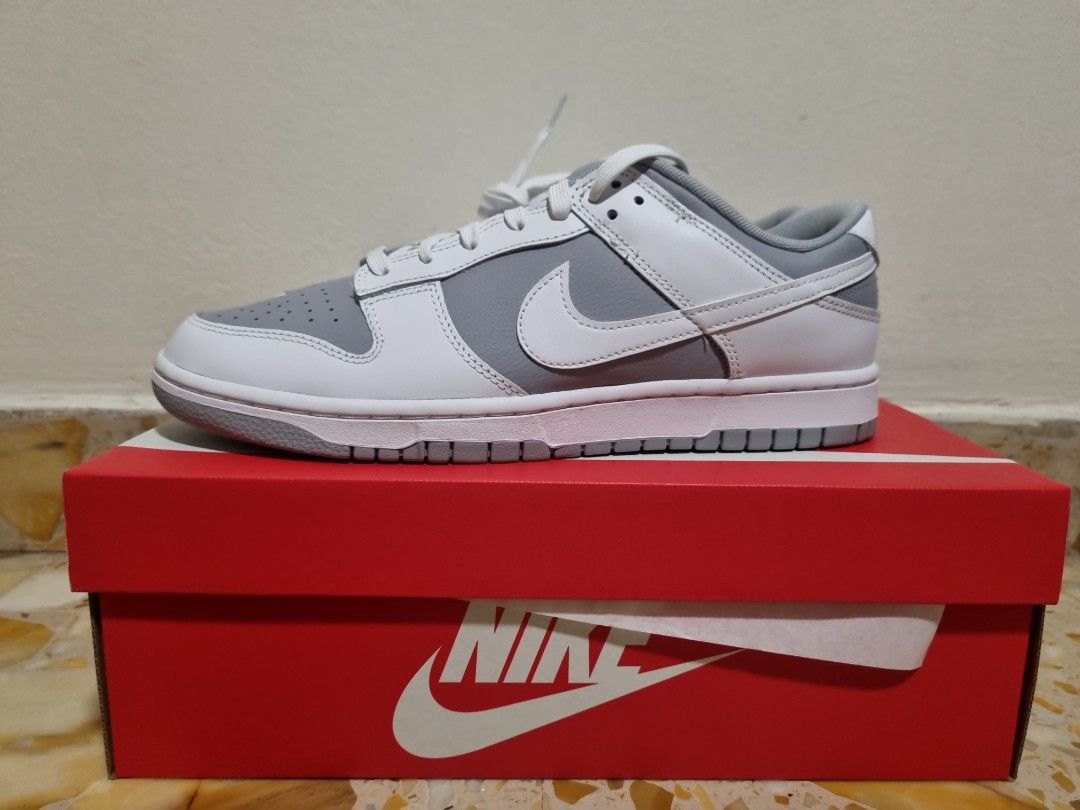 mens nike dunk low retro grey