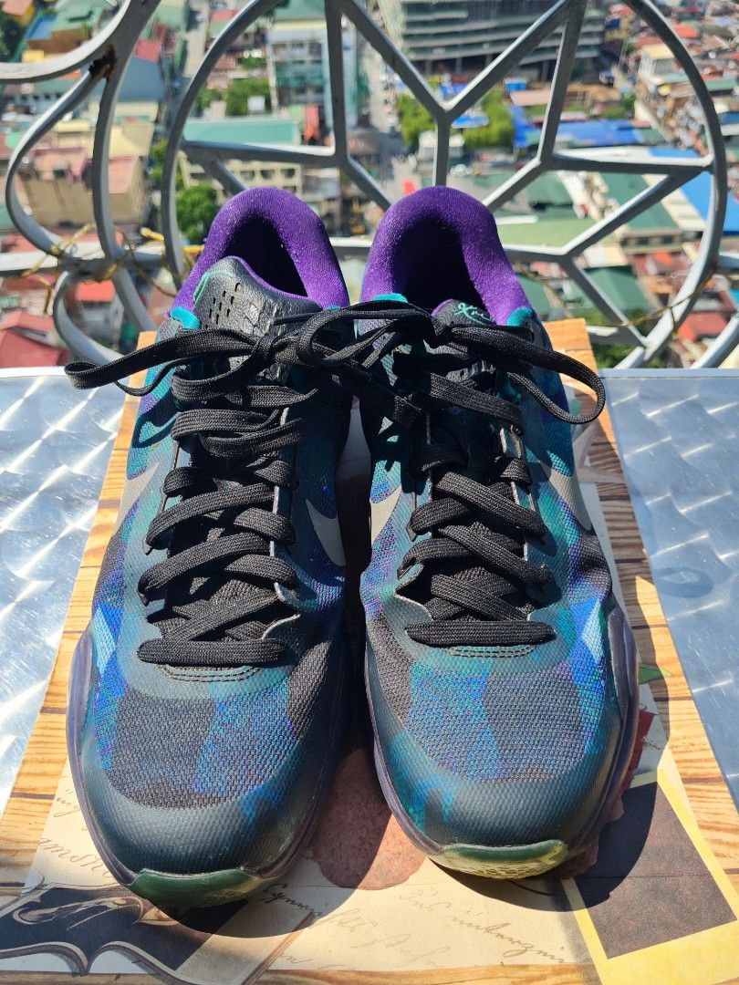 Nike Kobe Bryant X 10 Size 12 Low Peach Jam/Overcome Emerald Purple  705317-305, Men'S Fashion, Footwear, Sneakers On Carousell