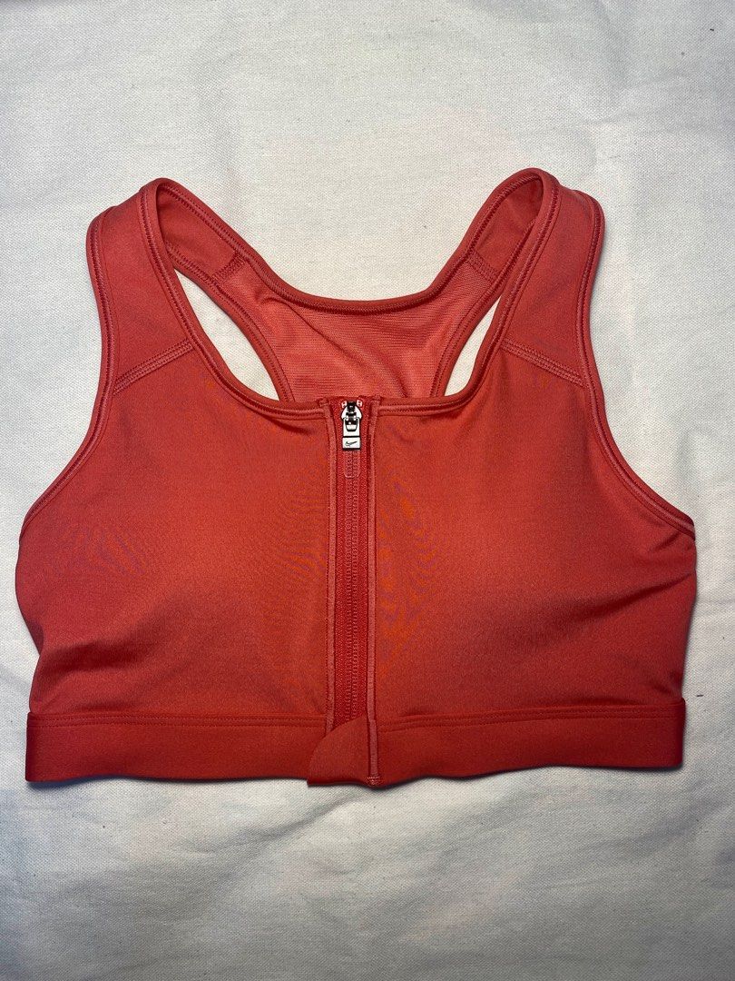Nike Sports Bra Front Zip (Category: Activewear) located in Manila. Submitted by jessicaroy (Listing ID 1198903577, Image 2). Description: DM FOR SHOPEE LINK Nike padded sports bra Medium support Front zip ₱1,300 Available sizes: Green, Small - 2 Pink, Medium - 2 DM to purchase!.