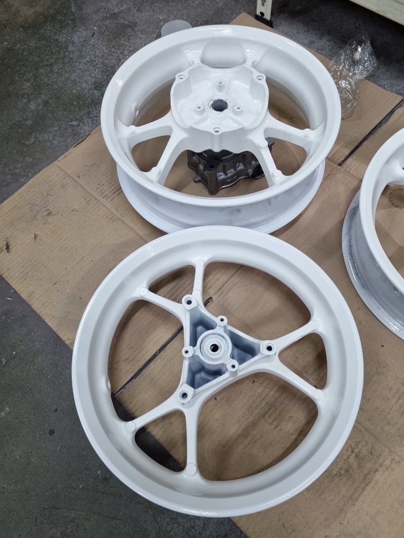 V2 Rims NMAX V2 White Rims, Motorcycles, Motorcycle Accessories on Carousell