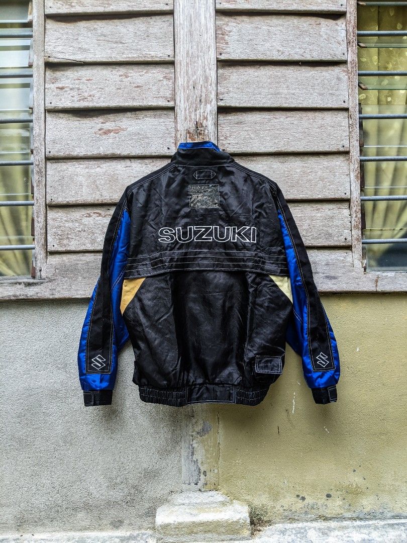 NOS Suzuki Bike Jacket With Teflon Fabric Protector Men s Fashion