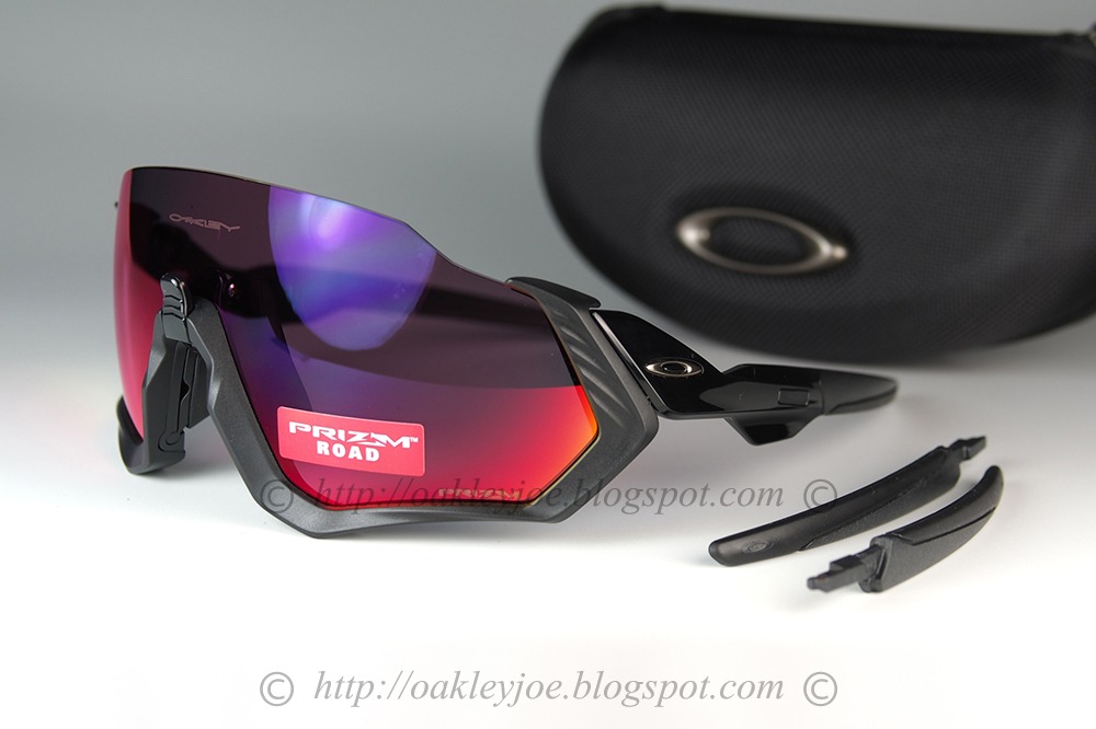 Oakley flight jacket hot sale polished black prizm road