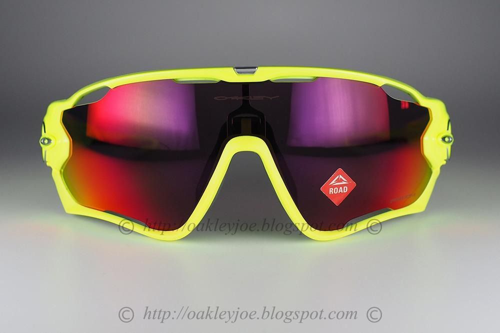 Oakley Jawbreaker lime green prizm road