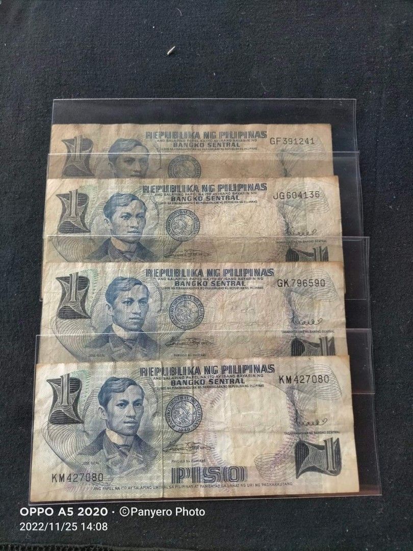 Old Philippine bill one peso, Hobbies & Toys, Memorabilia ...