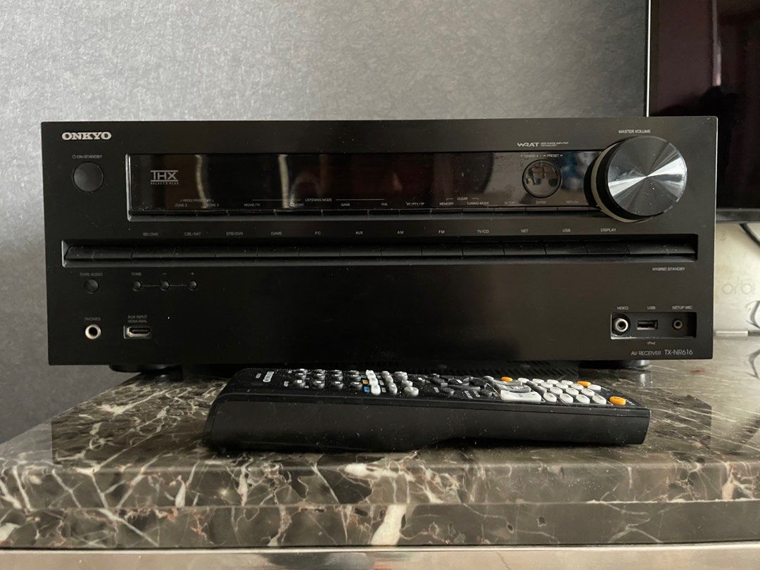 ONKYO AV Receiver TXNR616 Amplifier 家庭影院擴音機 AV接收機 連原廠遙控器 Home Theater