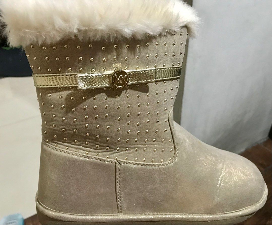 Original Michael Kors boots with faux fur trim, Women's Fashion, Footwear,  Boots on Carousell
