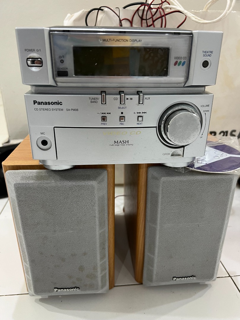 Panasonic CD Stereo System, Audio, Soundbars, Speakers & Amplifiers on