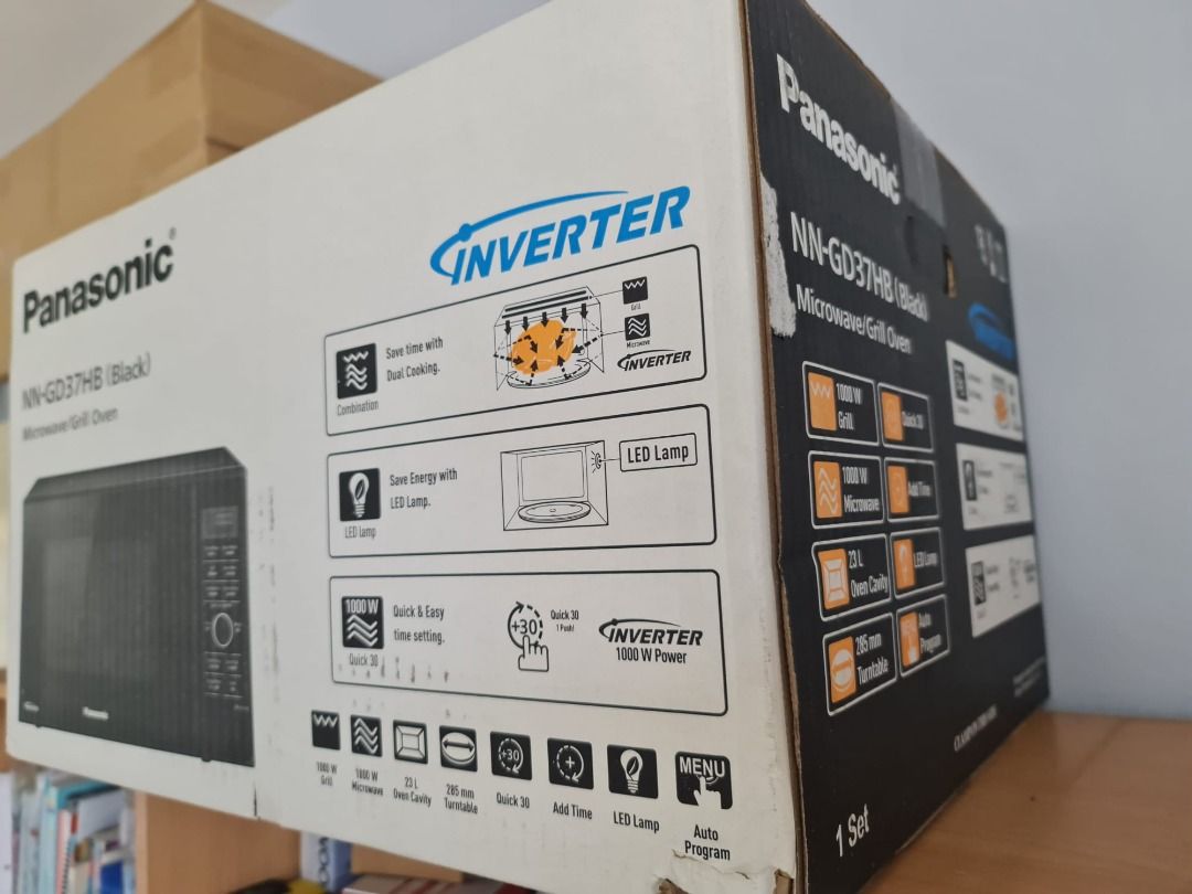 Panasonic Microwave/Grill oven NN-GD37HB, TV & Home Appliances, Kitchen ...