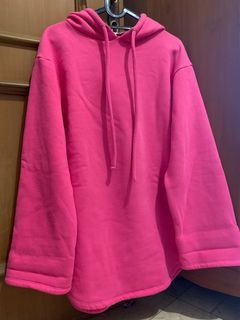 Pink Hoodie sweater dress