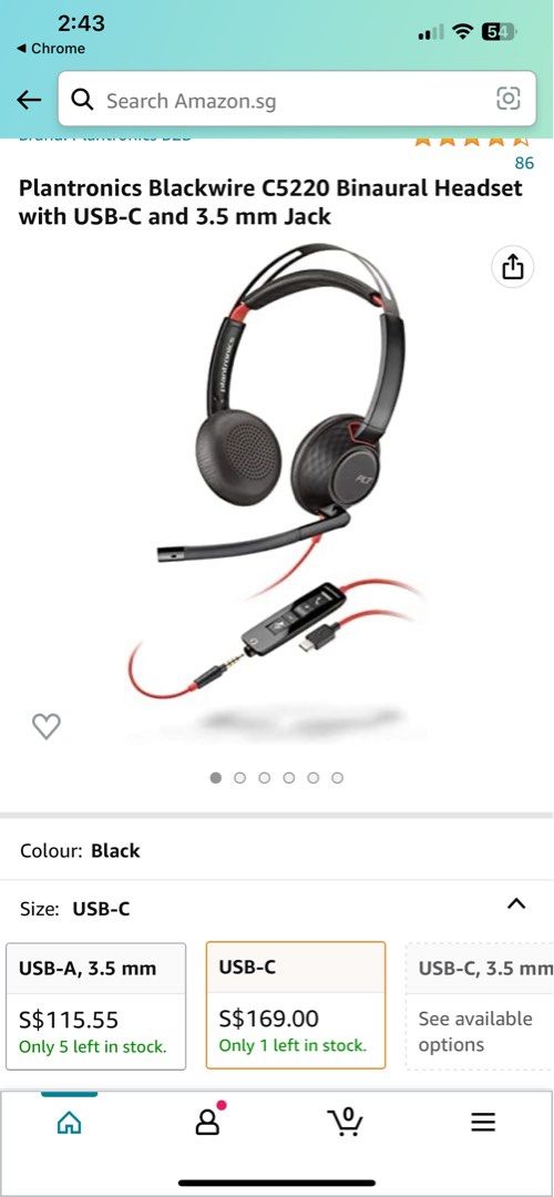 Plantronics headphones c5220t online