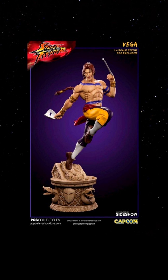 Street Fighter VEGA 1/4 Scale Statue by Pop Culture Shock - Spec