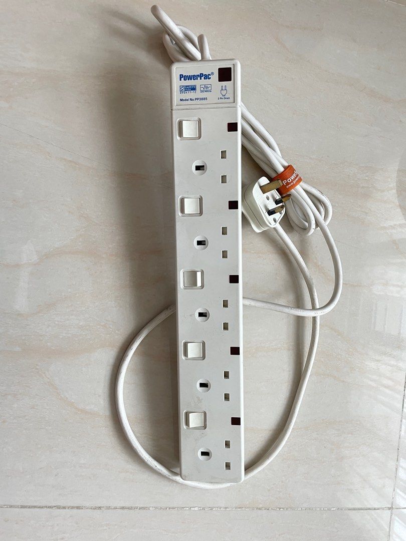 Power Strip, TV & Home Appliances, Electrical, Adaptors & Sockets on Carousell