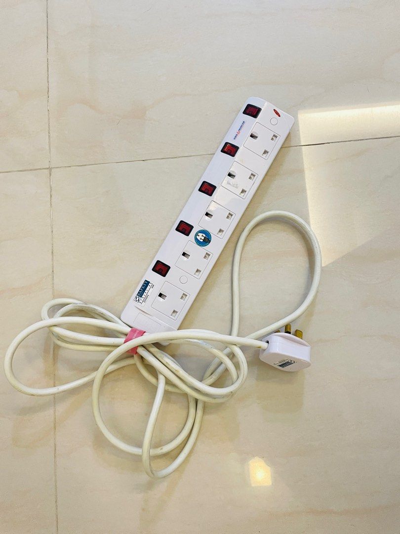 Power Strip, TV & Home Appliances, Electrical, Adaptors & Sockets on Carousell