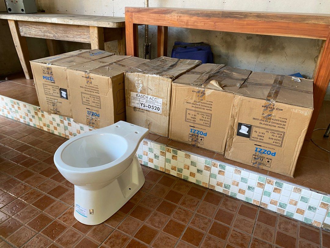 Pozzi Toilet Bowl Buhos Type, Furniture & Home Living, Bathroom & Kitchen Fixtures on Carousell