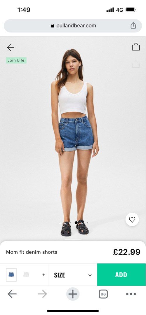 Pull Bear Mom Shorts Women s Fashion Bottoms Shorts on Carousell