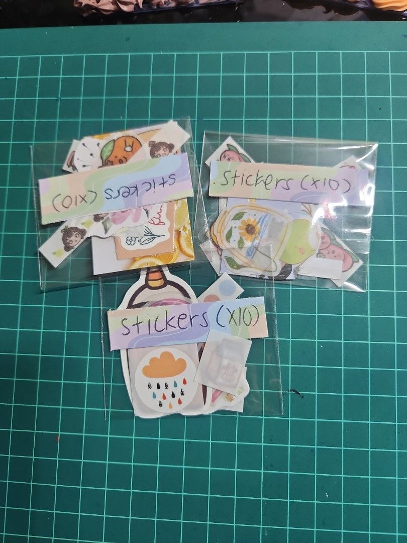 Random sticker flakes(individual), Hobbies & Toys, Stationery & Craft