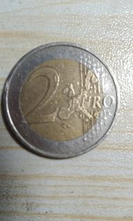 Rare 2002 euro coins D marking