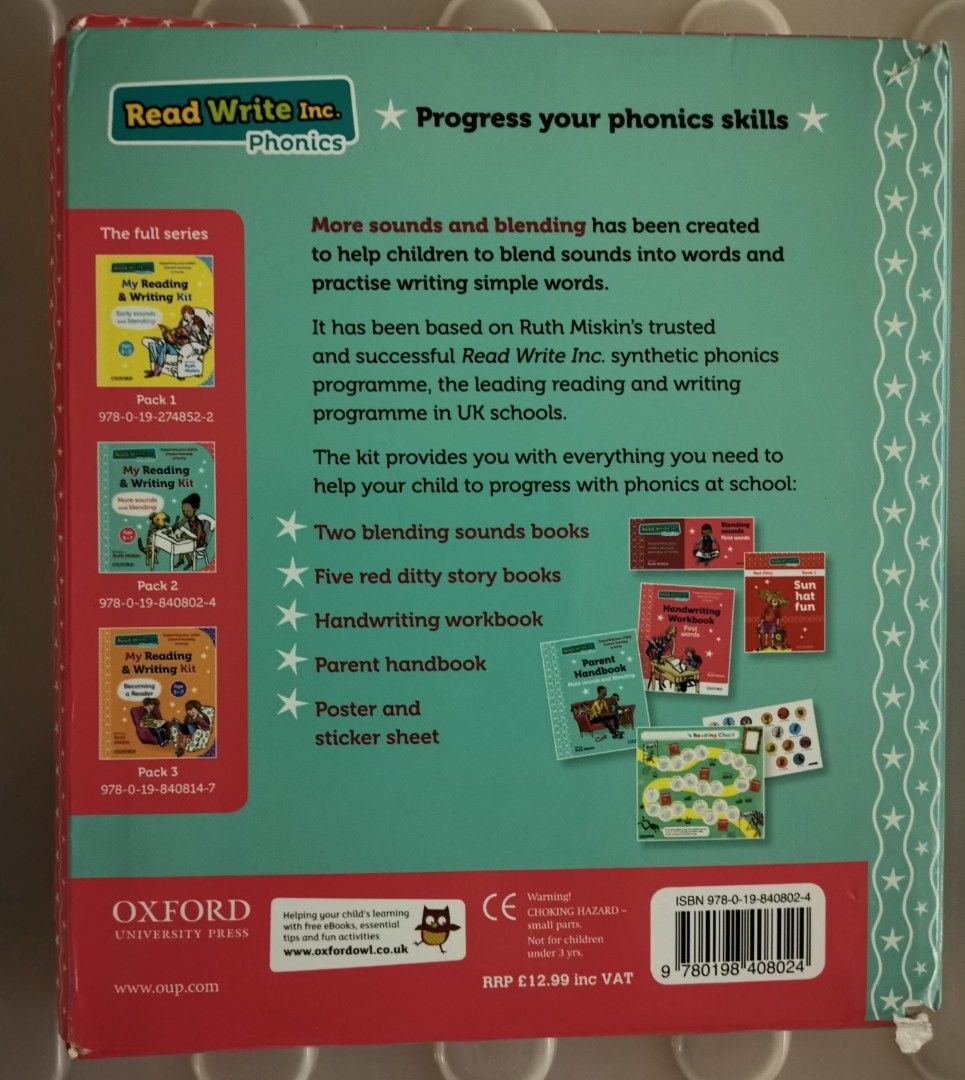 Read Write Inc. My Reading and Writing Kit More sounds and blending