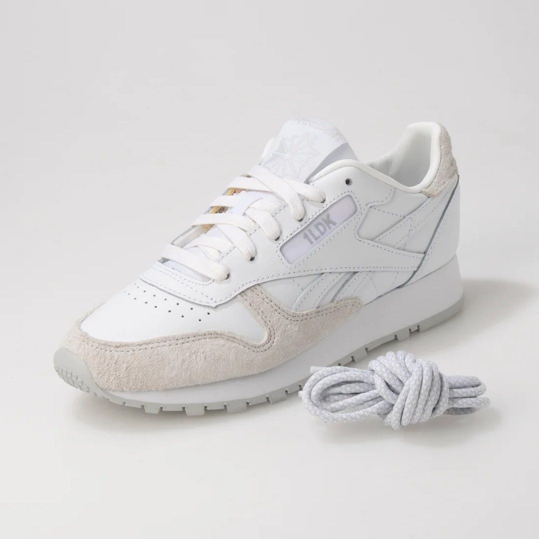 預購】Reebok x 1LDK CLASSIC LEATHER[WHITE×GRAY], 他的時尚, 鞋