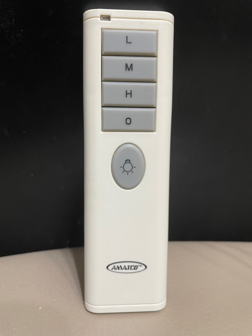 Remote control for Amasco fan, Furniture & Home Living, Lighting & Fans