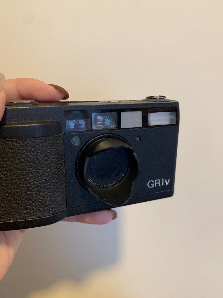 Ricoh GR1V date film camera 菲林相機, 攝影器材, 相機- Carousell